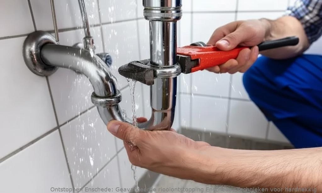 Geavanceerde rioolontstopping Enschede: Technieken voor hardnekkig