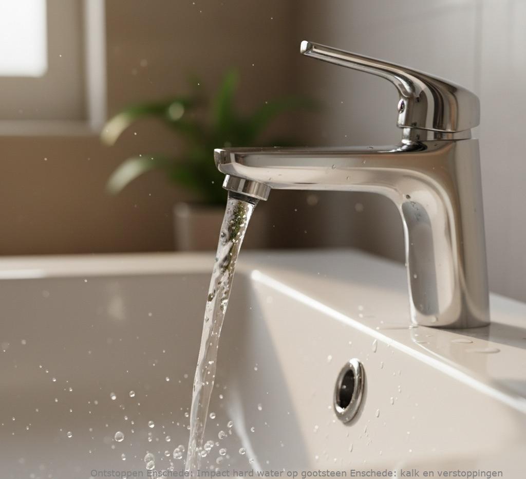 Impact hard water op gootsteen Enschede: kalk en verstoppingen