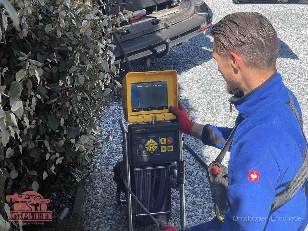Rioolinspectie met camera in Enschede