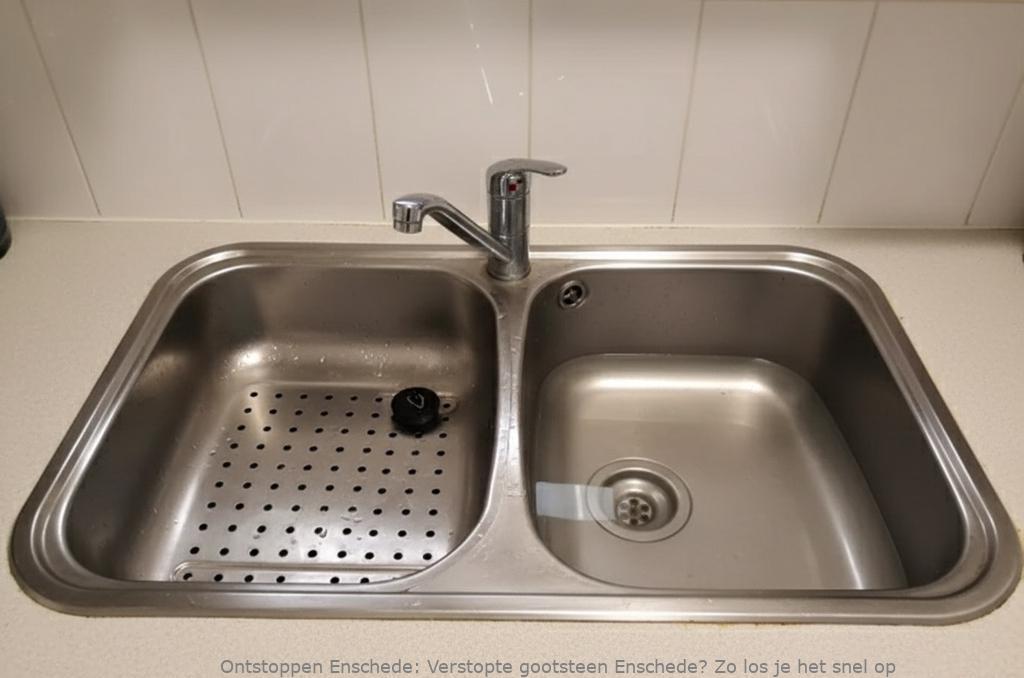 Verstopte gootsteen Enschede? Zo los je het snel op